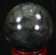 Flashy Labradorite Sphere - Great Color Play #37105-1